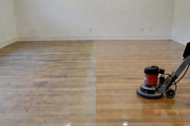 Hardwood floor screen and recoat DIY