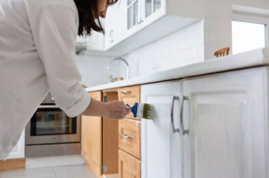 How to Paint Kitchen Cabinets Without Brush Marks (Transform Your Kitchen for Under $100)